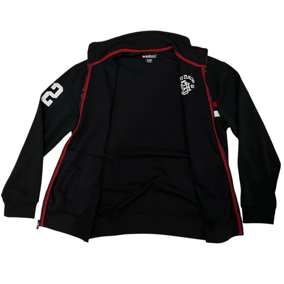 ECKO UNLIMITED Men's Embroidered Black Urban Hip Hop Full Zip Track Jacket XL - Picture 4 of 8